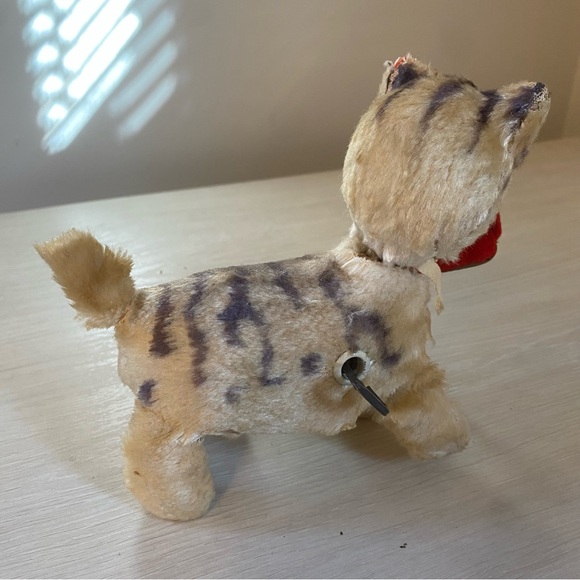 Vintage 1960s Japan Alps Windup Walking Cat Kitten Animal 5" Tall Acceptable - Picture 7 of 12